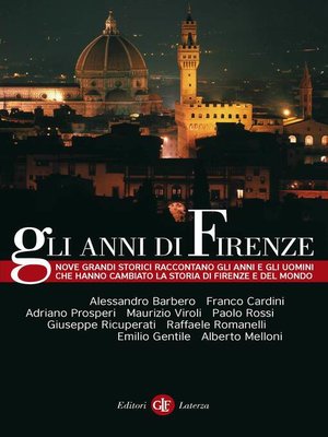 cover image of Gli anni di Firenze